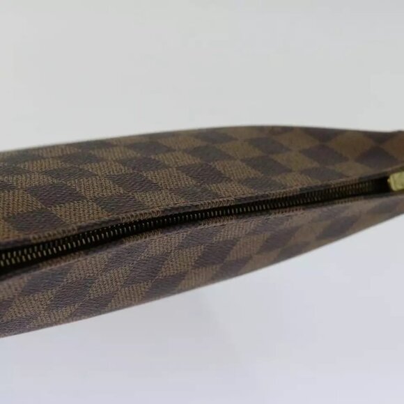 LOUIS VUITTON Damier Ebene Poche Toilette 26 Pouch N47543 LV Auth - Picture 9 of 16